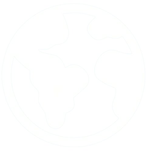 Simplified globe icon design