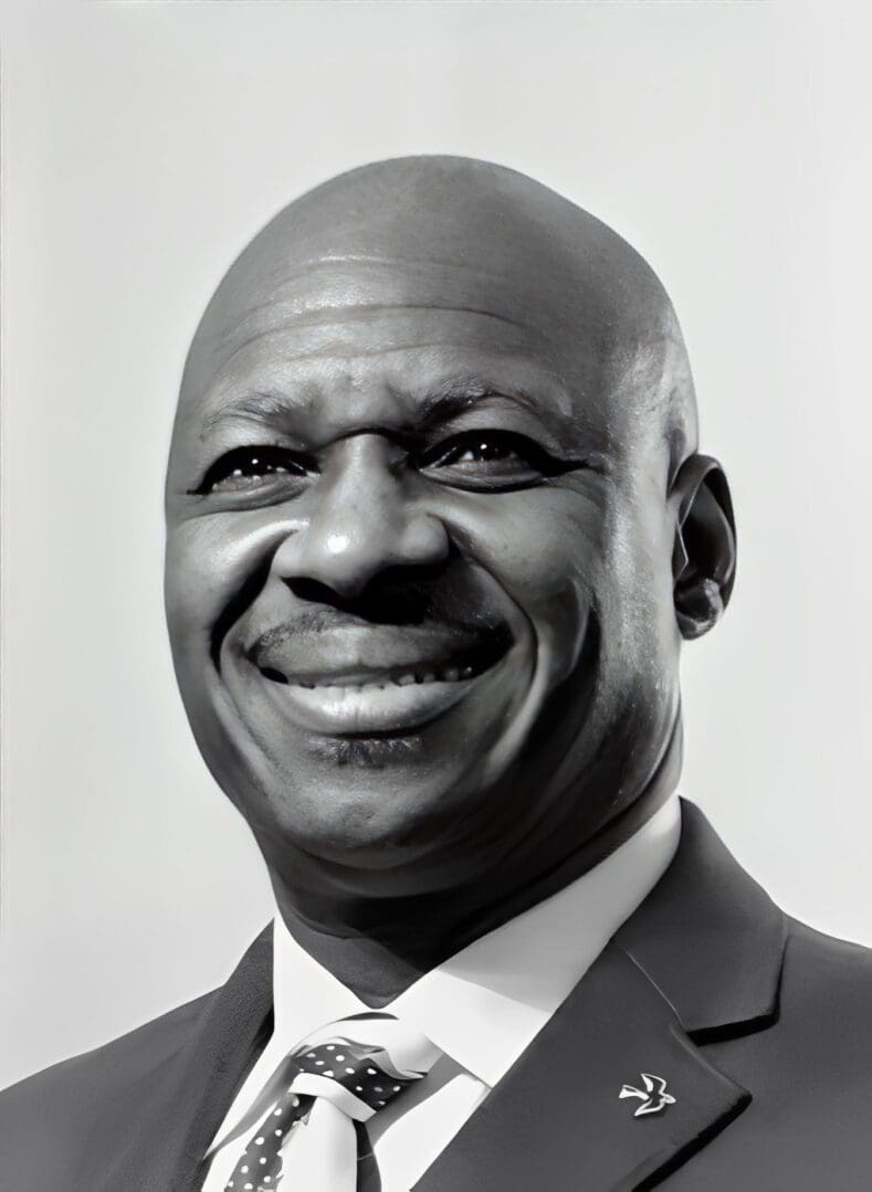 Happy man in formal attire